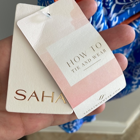 Saha swim suit, size L. NWT, reversible. - Picture 5 of 5